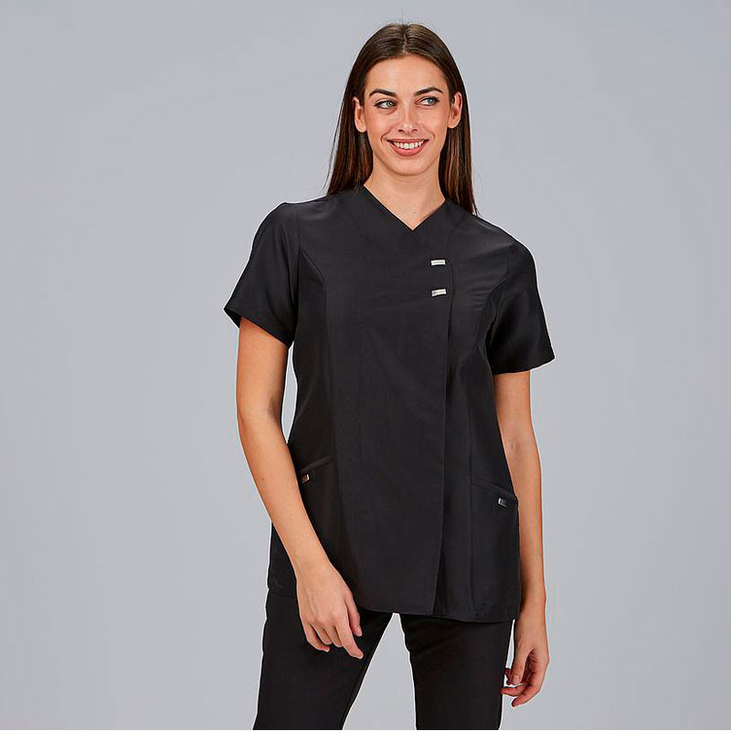 casaca sanidad y estética Elena color negro