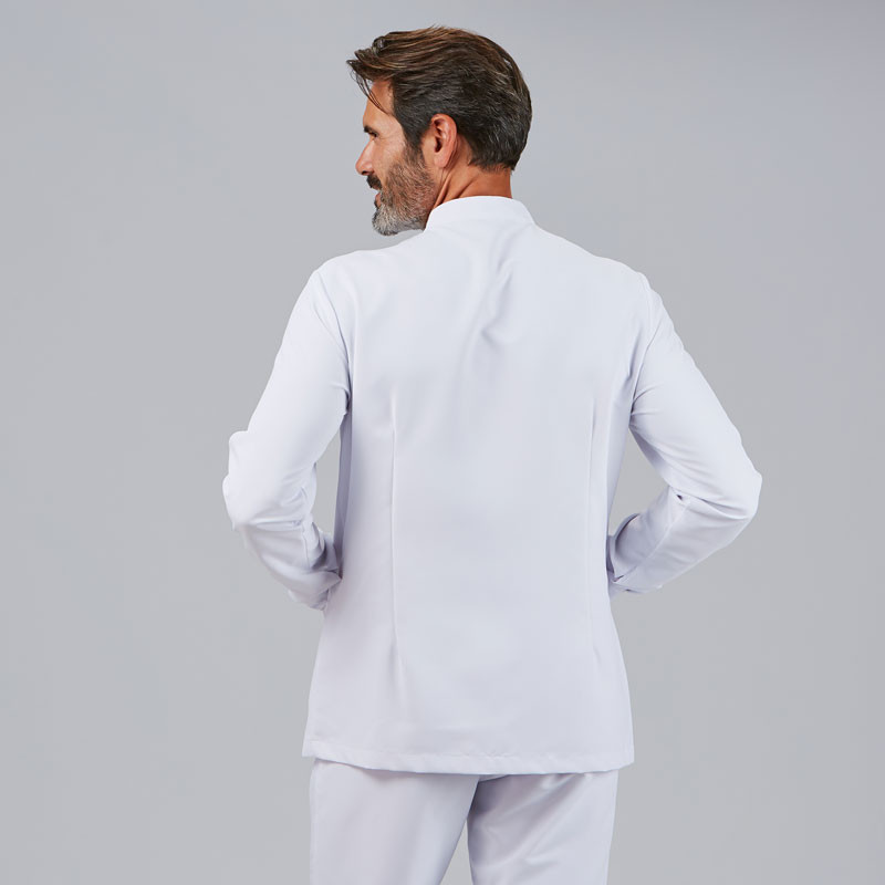 Chaqueta laboral de microfibra Aaron blanca Gary's - Envío 24 / 48 horas