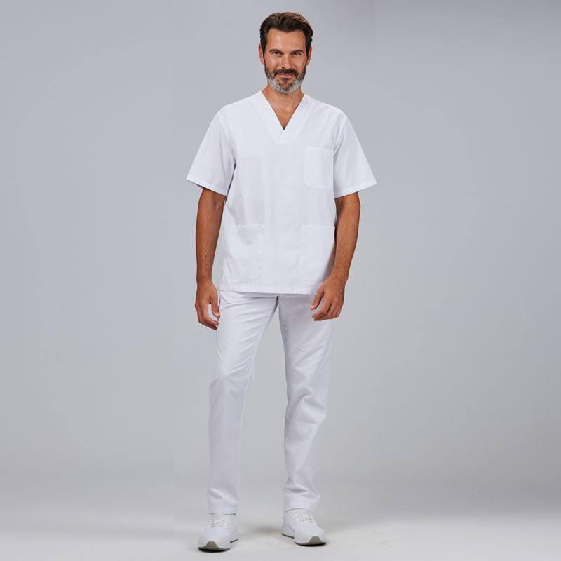 Conjunto pijama enfermería blanco Red Line - Gary's 846101