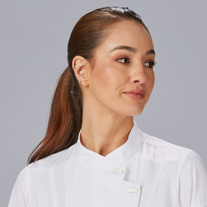 Chaqueta cocina mujer blanca Tejada - Gary's