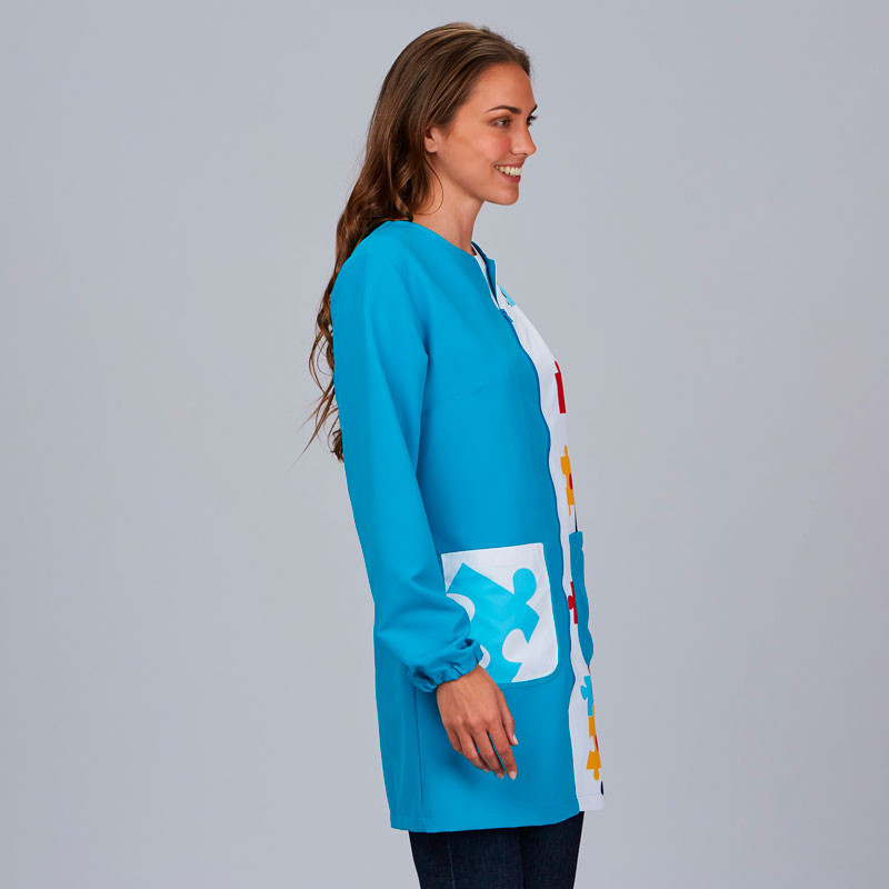 Bata de maestra de microfibra especial autismo - Gary's