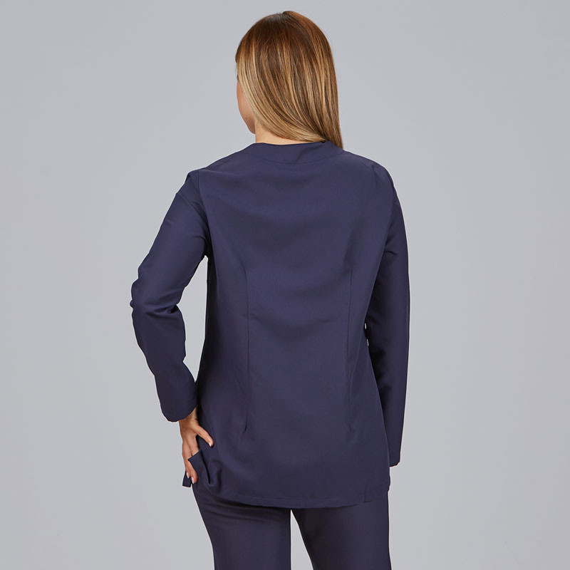 Casaca laboral Aitana azul marino con corchetes - Gary's 659400