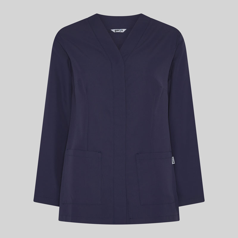 Casaca laboral Aitana azul marino con corchetes - Gary's 659400