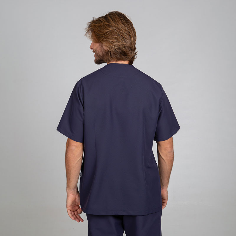 Casaca laboral Hugo de microfibra azul marino Gary's - Envíos en 24 / 48 horas