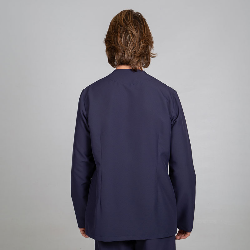 Chaqueta laboral Fabián de microfibra azul marino - Gary's