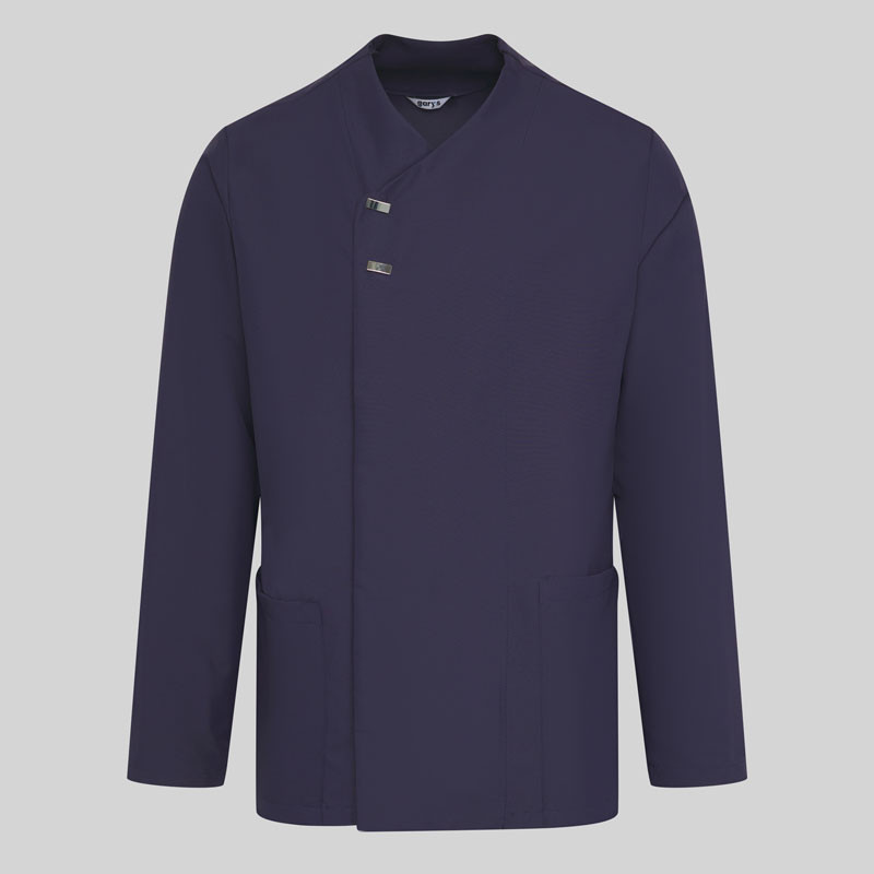 Chaqueta laboral Fabián de microfibra azul marino - Gary's