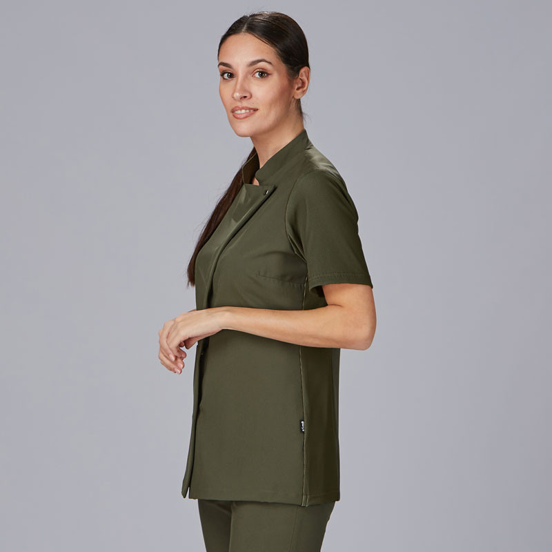 Casaca caqui de mujer Della manga tejido Canalé - Gary's 600065