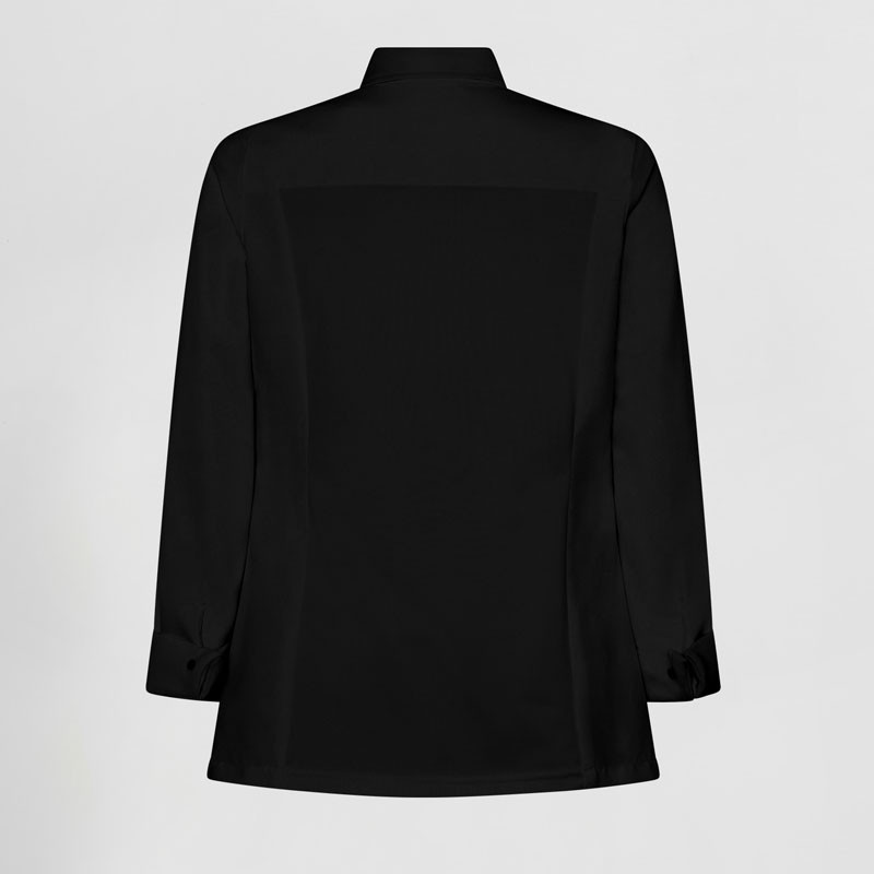 Chaqueta cocina NEGRA mujer con cuello Moral - Gary's
