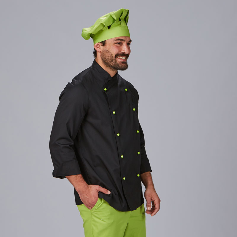 Chaqueta cocina Niza negra personalizable - Gary's 930400