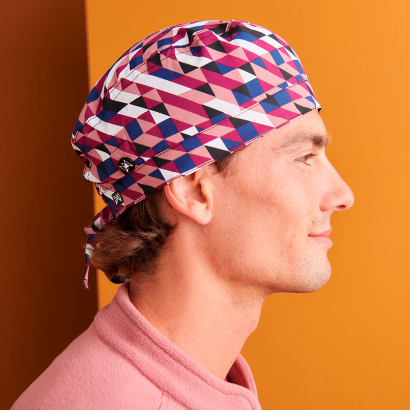 Gorro sanitario estampado geométrico - Monza GRUS