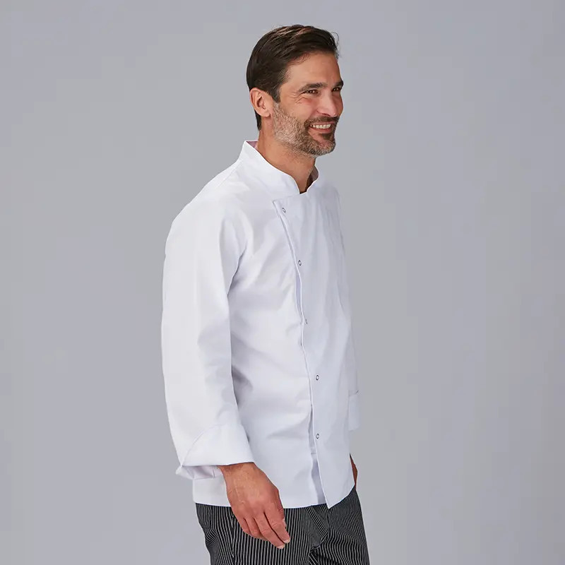 Chaqueta de cocina Ortiz blanca de Gary's