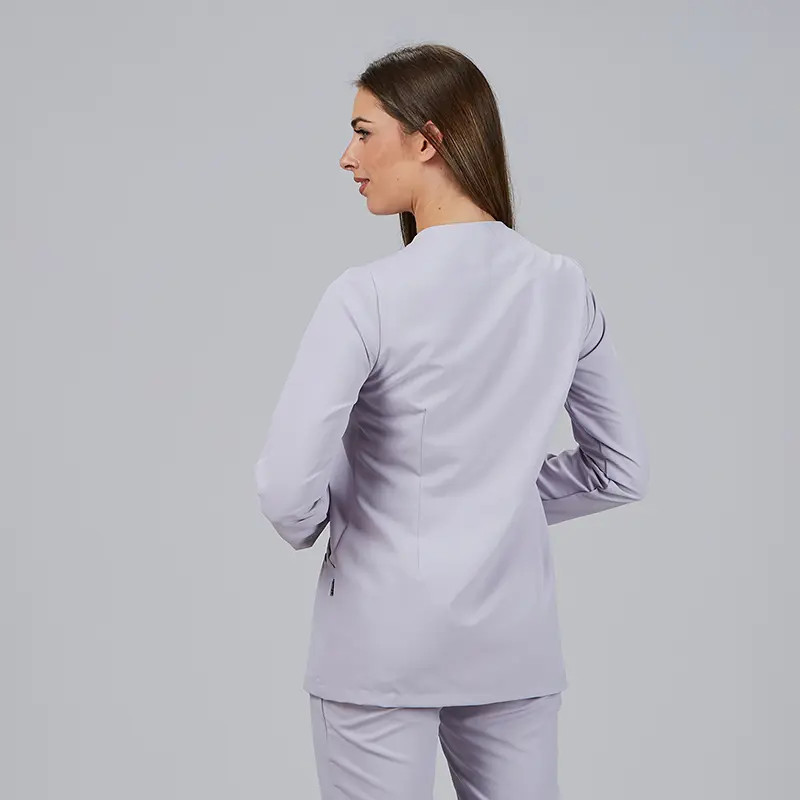 Casaca laboral Begoña en color gris perla - Gary's