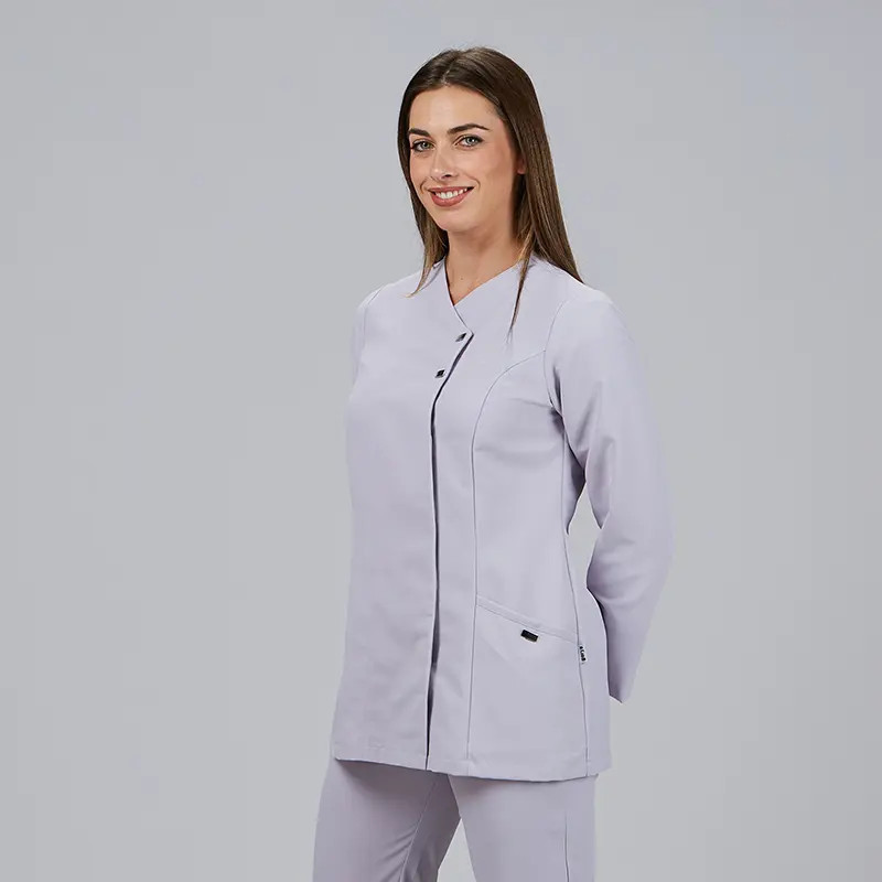 Casaca laboral Begoña en color gris perla - Gary's