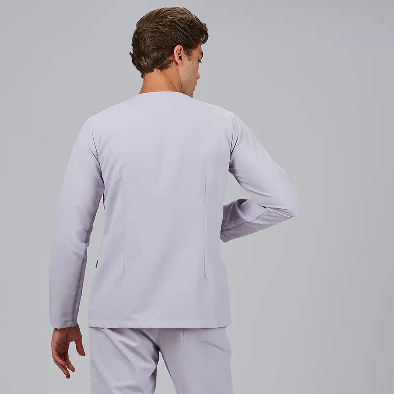 Casaca de microfibra gris perla Néstor - Gary's