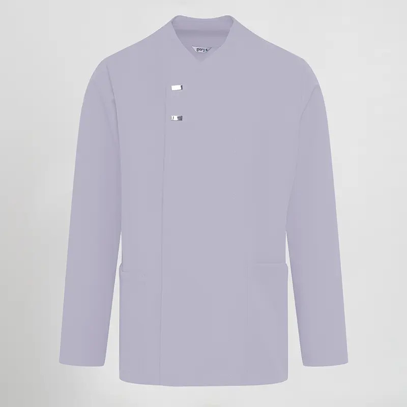 Chaqueta laboral de microfibra gris perla Fabián - Gary's