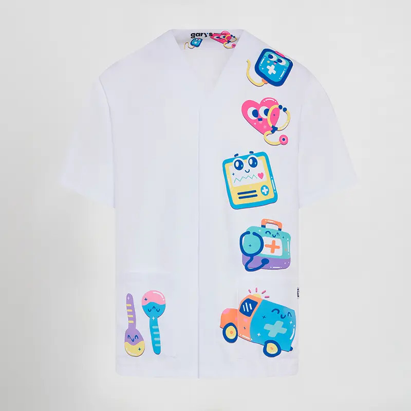 Chaqueta sanitaria con dibujos Amaia Stickers - Gary's