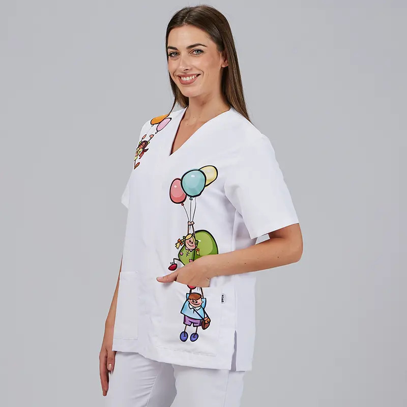 Chaqueta médica unisex dibujos de niños Amaia - Gary's