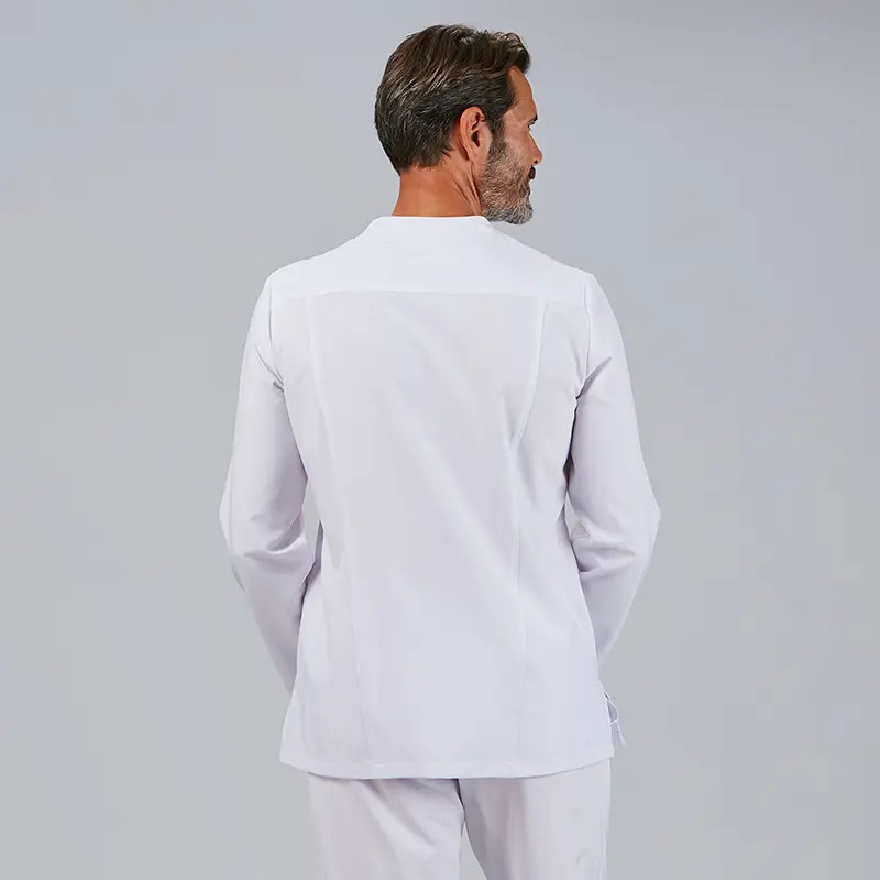 Casaca laboral sanitaria de hombre blanca Nilo - Gary's