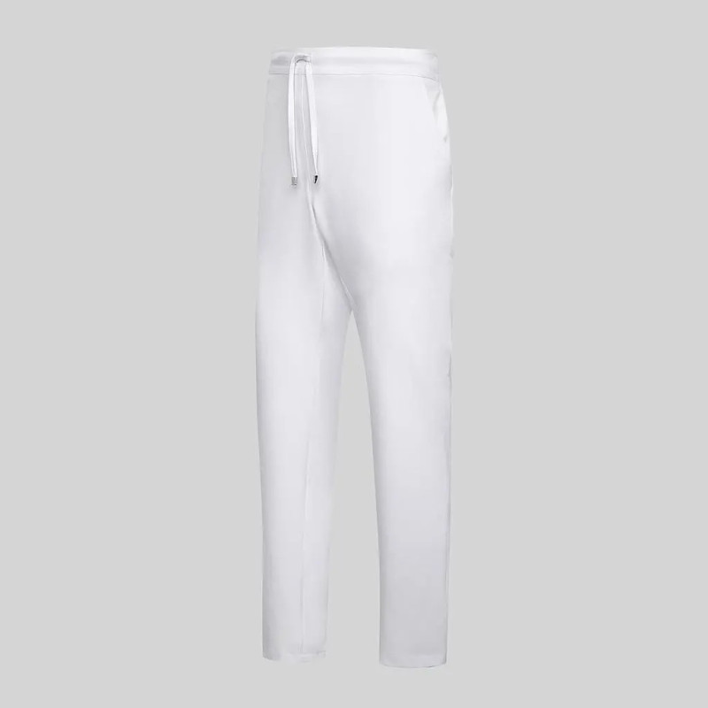Pantalón hombre blanco de microfibra 360 con bolsillo francés - Gary's 700083