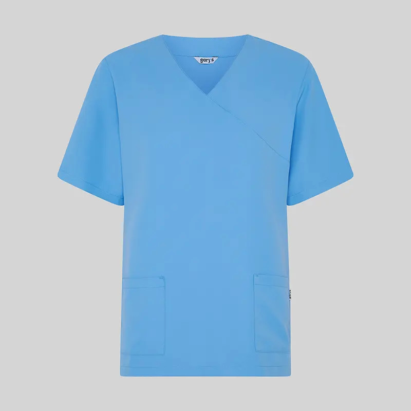 Camisola Nerea color celeste para enfermería de Gary's - casadelasbatas.com