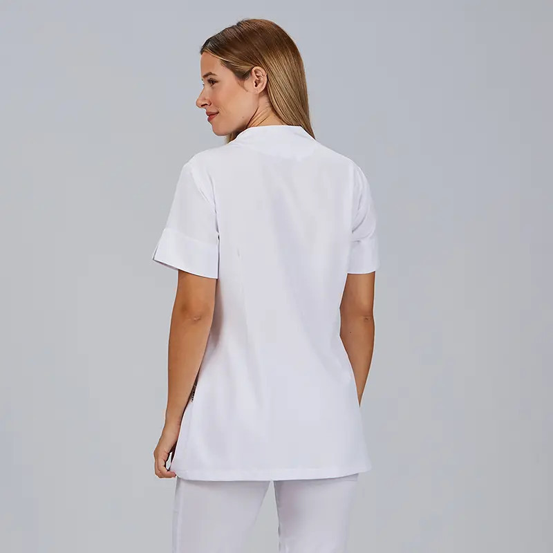 Casaca laboral blanca de microfibra 360 Yanira - Gary's 662200