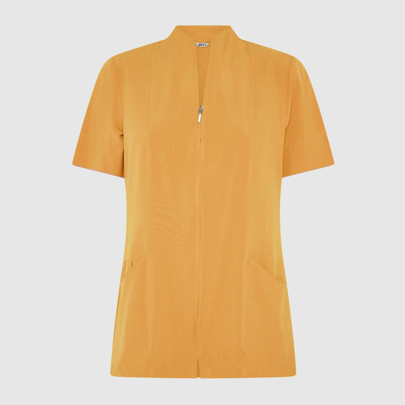 Casaca laboral abierta color albero de microfibra 360 Yanira - Gary's 662200