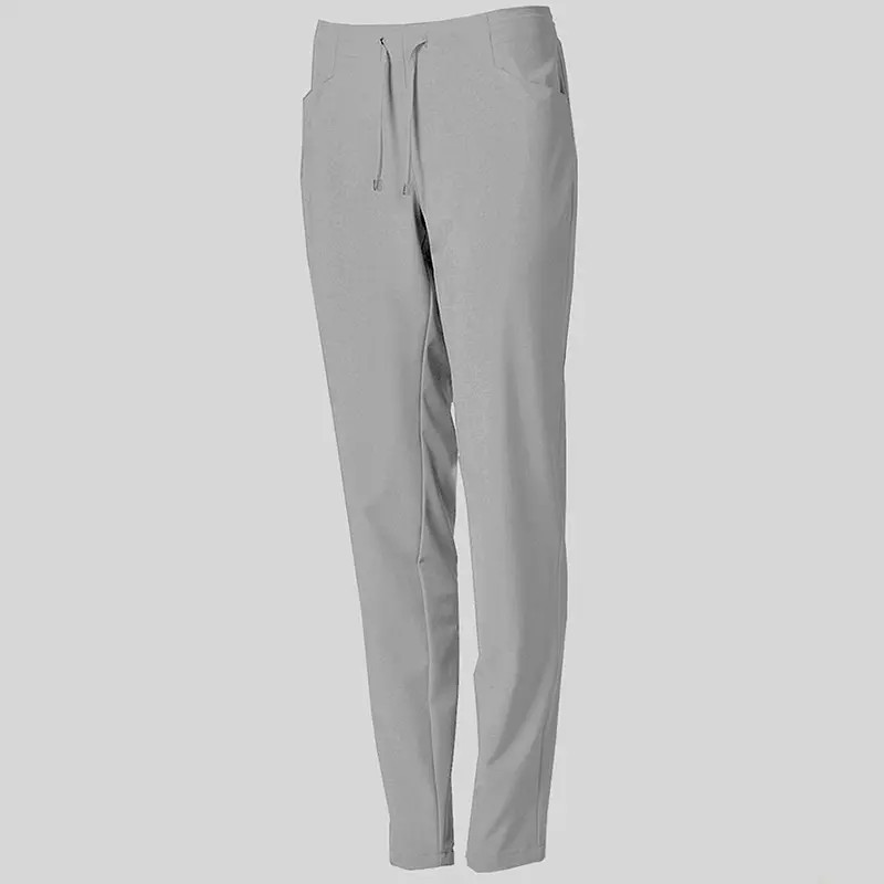 Pantalón sanitario para mujer gris perla microfibra 360 - Gary's