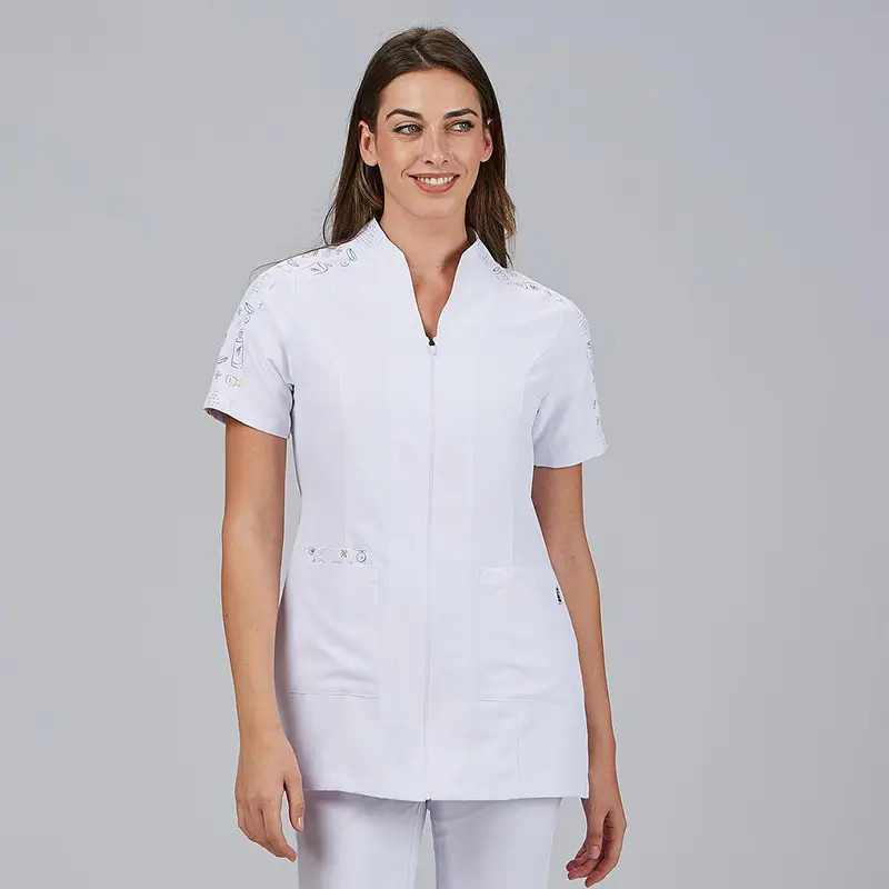 Chaqueta sanitaria mujer cuello chimenea Dunia - Gary's