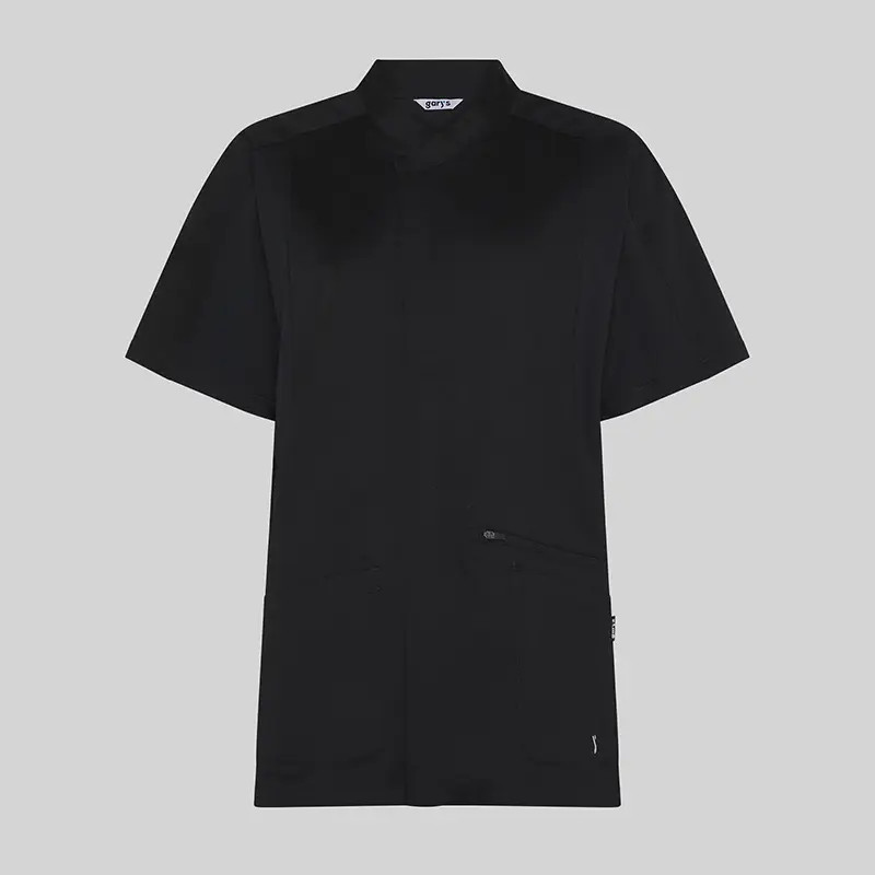 Chaqueta hombre corchetes ocultos negra Jesua - Gary's