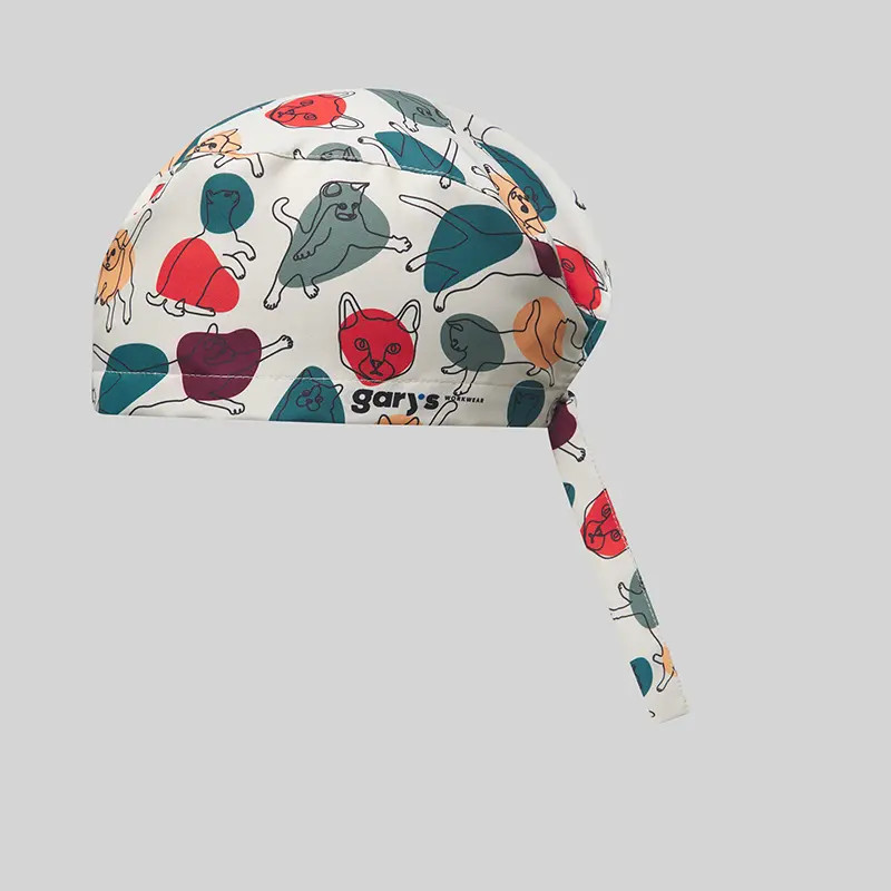 Gorro cirujano con tiras Ronroneo - Gary's