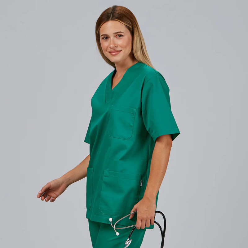 Casaca pijama pico verde unisex Red Line - Gary's 671101