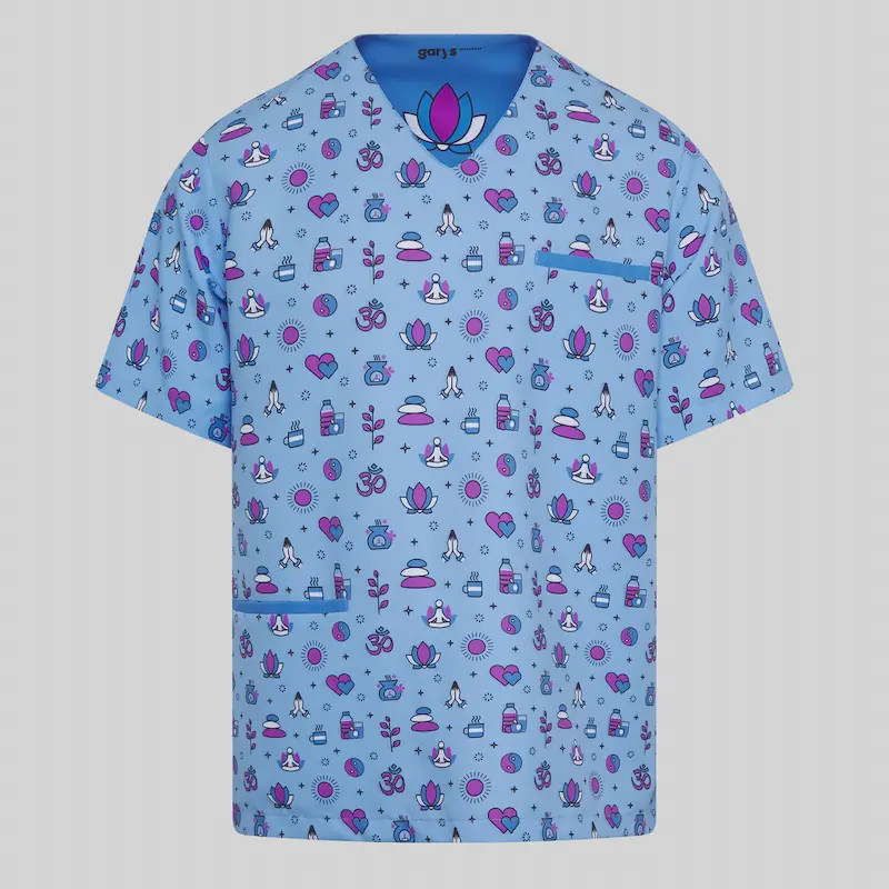 Camisola pijama Divine celeste unisex Mika - Gary's