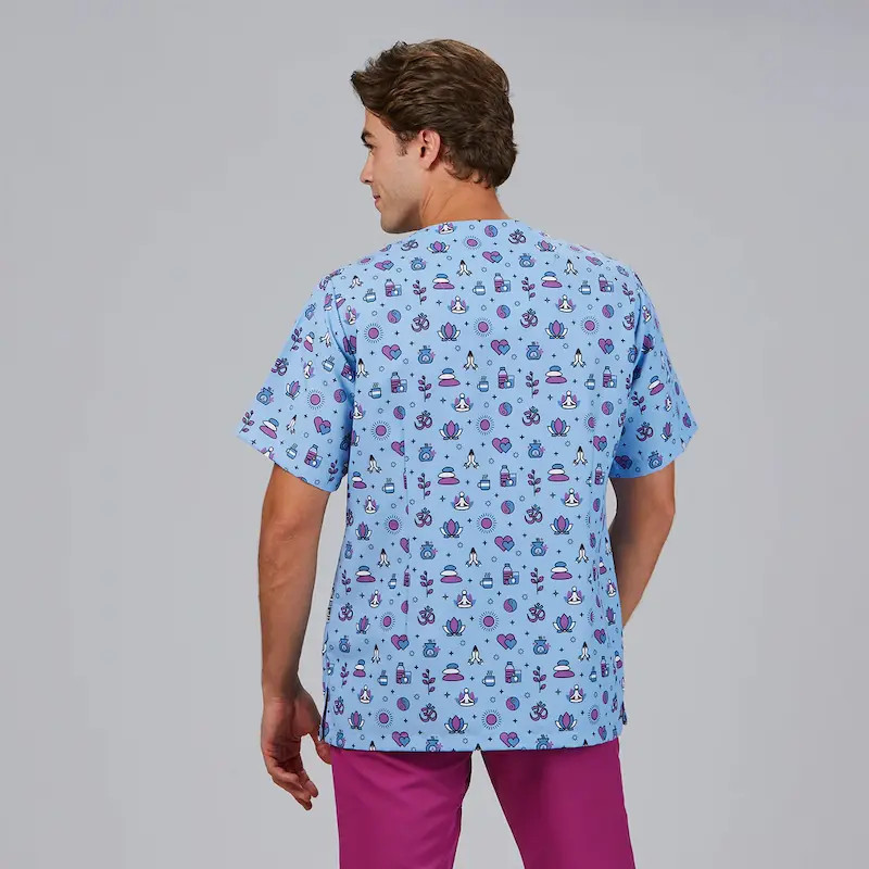 Camisola pijama Divine celeste unisex Mika - Gary's