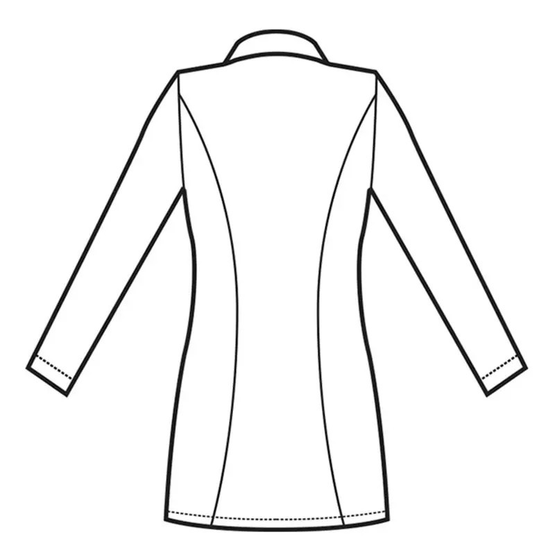 Casaca médica de mujer con corchetes Coimbra de Isacco