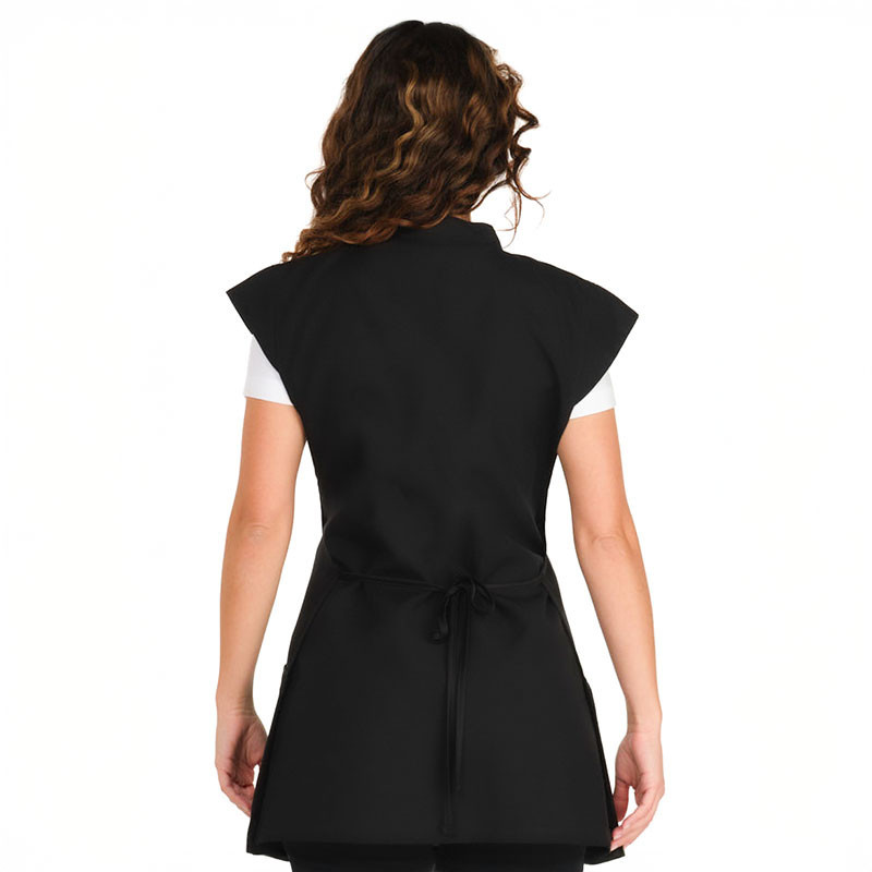 Estola negra cuello mao Lacla - Casullas baratas para peluquerías, centros de estética y comercios