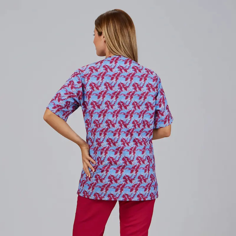 Camisola pijama Digital Frambuesa unisex Mika - Gary's