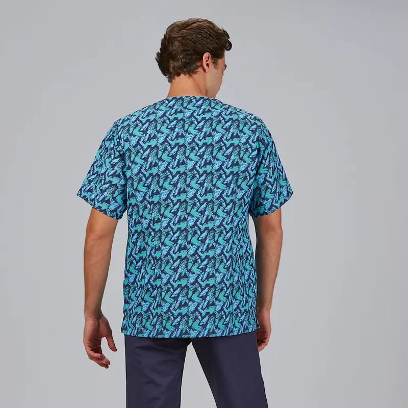 Camisola pijama Digital marino unisex Mika - Gary's