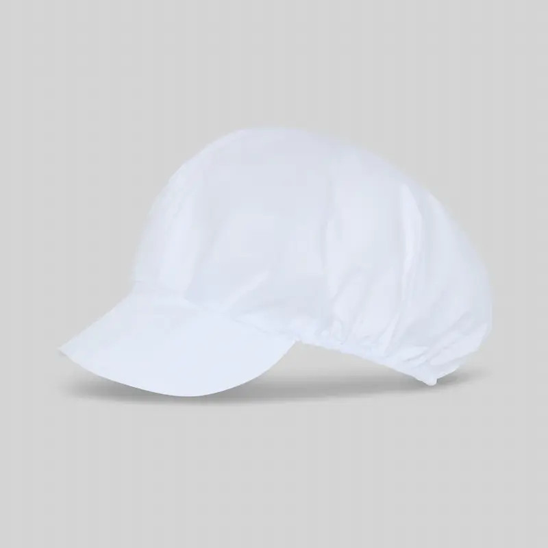Gorras laborales blancas popelín - Ropa de trabajo barata - Uniformes hostelería