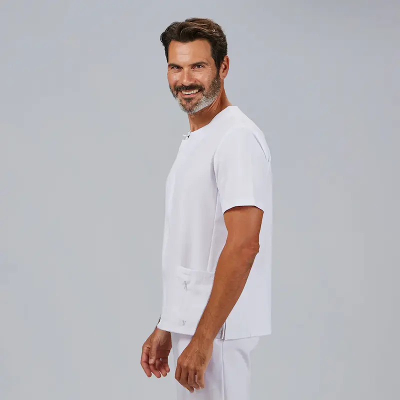Chaqueta laboral hombre escote caja blanca Joan - Gary's