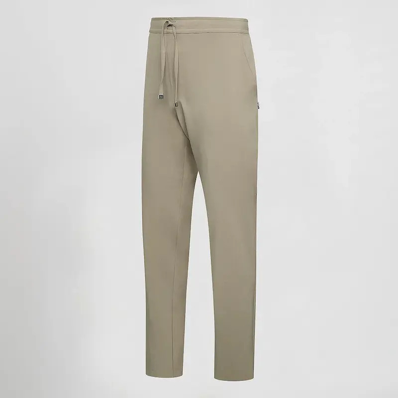 Pantalón hombre beige microfibra 360 con bolsillo francés - Gary's