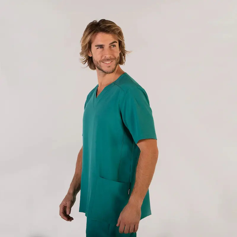 Camisola médica verde microfibra 360 Tadeo - Gary's