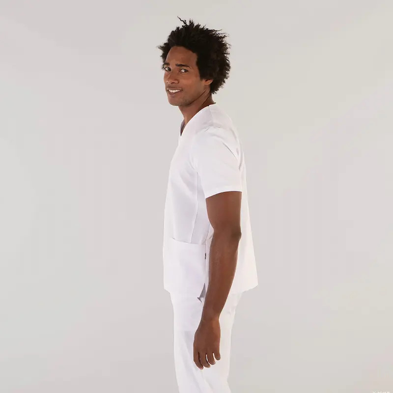 Camisola sanitaria blanca microfibra 360 Tadeo - Gary's