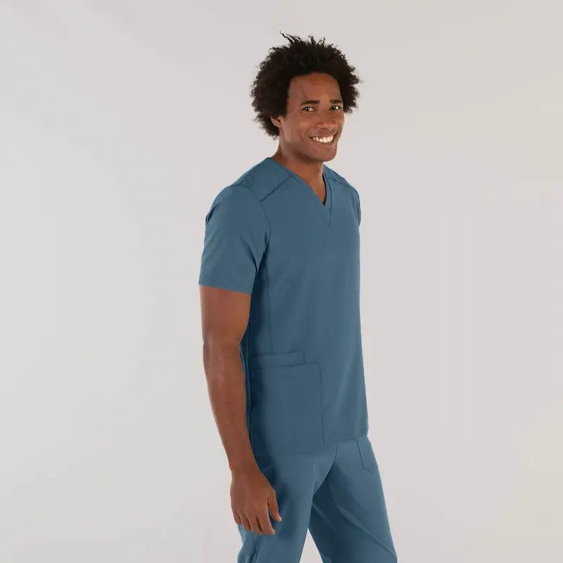 Camisola laboral azul grisáceo microfibra 360 Tadeo - Gary's