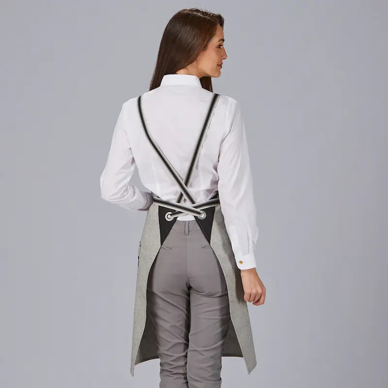 Delantal peto con cinta rayas - Gary's 100038