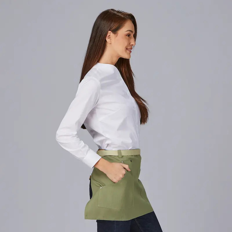 Delantal cintura contrastes de espiga - Gary's 100052