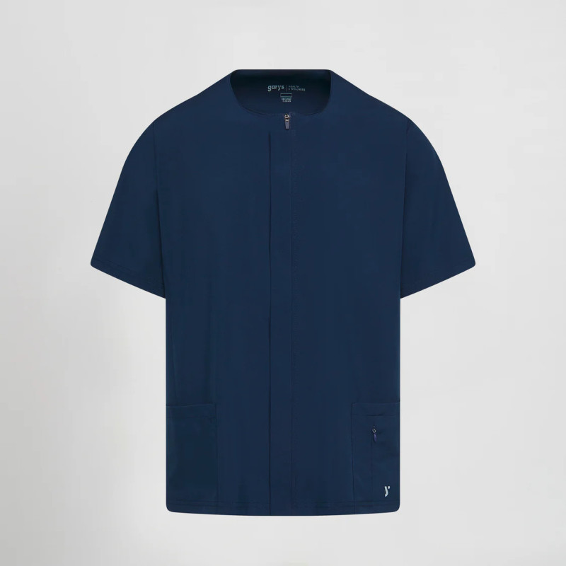 Chaqueta laboral hombre escote caja marino Joan - Gary's 600101