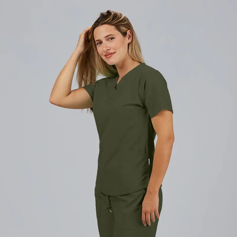 Camisola pijama mujer verde caqui Rosalía - Gary's