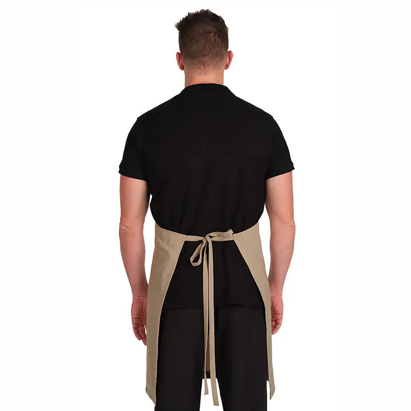 Delantal con peto tejido vigoré unisex - Lacla