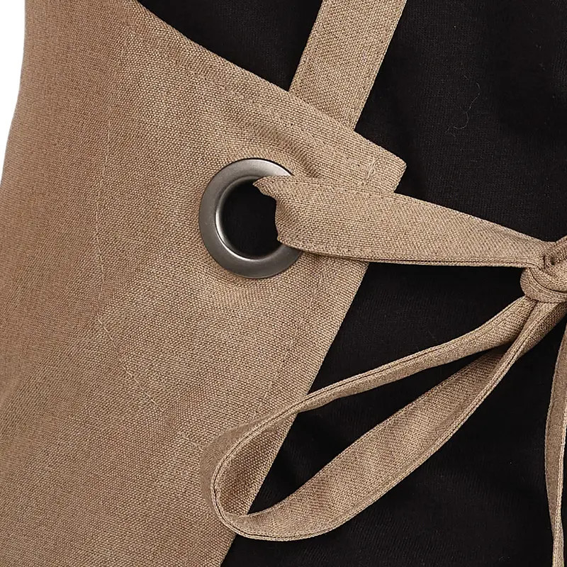 Delantal cruzado tejido vigoré unisex - Lacla