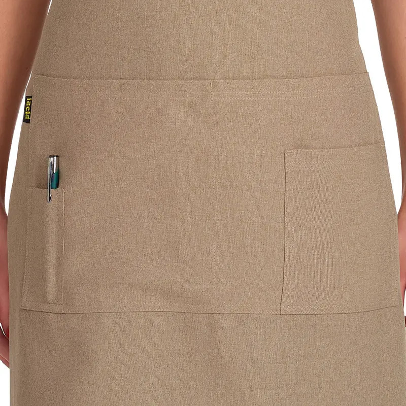 Delantal cruzado tejido vigoré unisex - Lacla